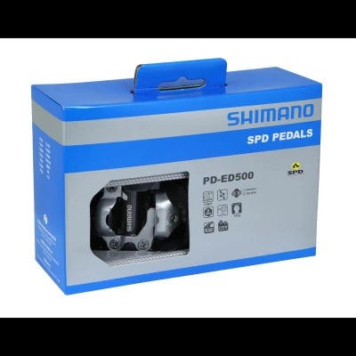 SHIMANO Pedály SPD PD-ED500 černé + zarážky