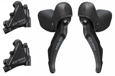 Shimano řazení GRX 600 dual control 2x11 speed, třmeny RX400 (pár) J-kit, MNT 10mm Shimano řazení GRX 600 dual control 2x11 speed, třmeny RX400 (pár) J-kit, MNT 10mm
