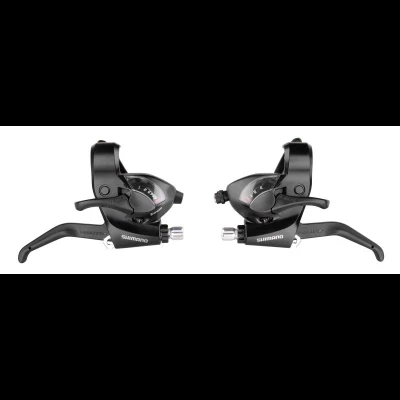 Shimano Řazení STEF41 "V" 3 x 6k černé, pravé a levé Shimano Řazení STEF41 "V" 3 x 6k černé, pravé a levé