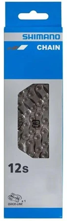 Shimano řetěz CN-M6100 12 speed Deore 126 článků,se spojkou Qick-link, v krabičce