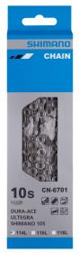 SHIMANO Řetěz SH CN6701 stříbrný balený + čep 10k