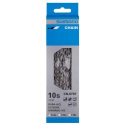 SHIMANO Řetěz SH CN6701 stříbrný balený + čep 10k