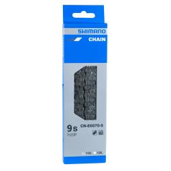 SHIMANO Reťaz SH CNE6070 E-BIKE balený+čap, 116 článkov 9 k