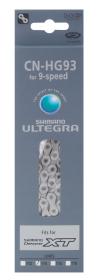 SHIMANO Řetěz SH CNHG93 stříbrný balený+čep 9k