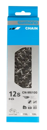 SHIMANO Řetěz SH CNM6100 balený+spojka, 138 článků 12 kolo