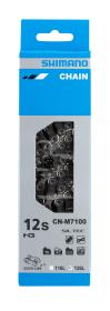 SHIMANO Řetěz SH CNM7100 balený+spojka, 126 článků 12 kolo