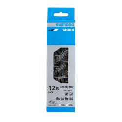 SHIMANO Reťaz SH CNM7100 balený+spojka, 126 článkov 12 kolo
