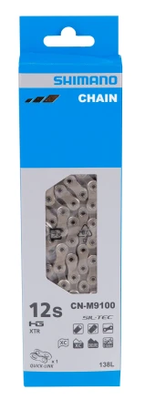 SHIMANO Řetěz SH CNM9100 balený+spojka, 138 článků 12 kolo