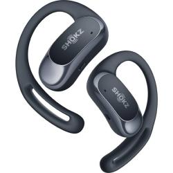Shokz OpenFit Air Bluetooth, bezpečná sportovní sluchátka, černá