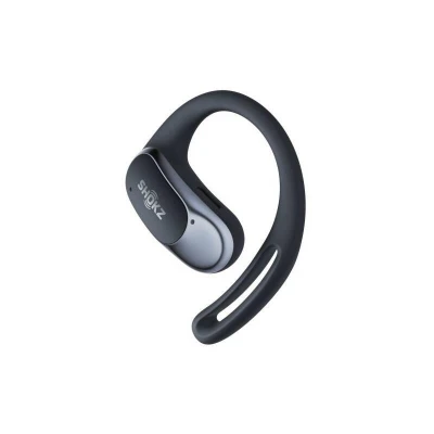 Shokz OpenFit Air Bluetooth, bezpečná sportovní sluchátka, černá