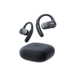 Shokz OpenFit Air Bluetooth, bezpečná sportovní sluchátka, černá