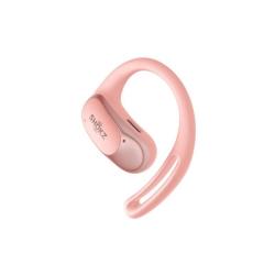 Shokz OpenFit Air Bluetooth, bezpečná sportovní sluchátka, růžová