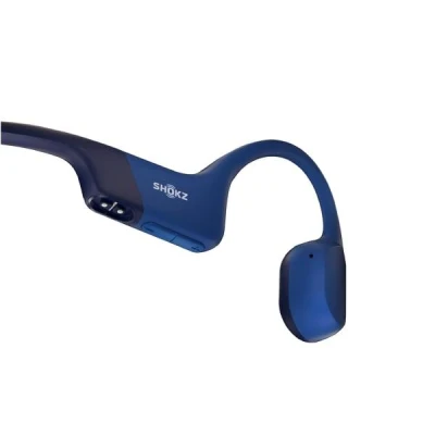 Shokz OpenRun modrá Bluetooth sluchátka před uši USB C