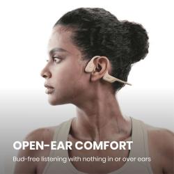 Shokz OpenRun PRO Bluetooth sluchátka před uši, béžová
