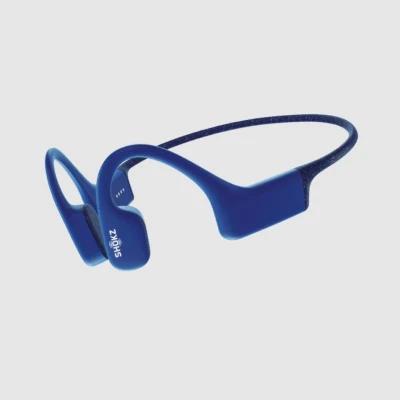 Shokz OpenSwim modrá sportovní sluchátka s přehrávačem