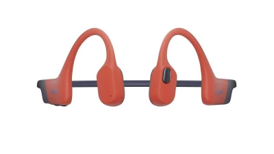 Shokz OpenSwim Pro – bezpečná sluchátka / 32GB, duální mód Bluetooth+MP3, červená