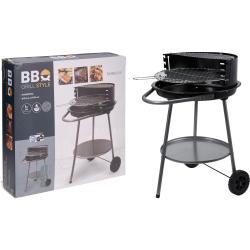 Siaki Huishoud Gril na dřevěné uhlí na kolečkách 51 cm