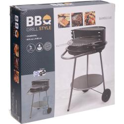 Siaki Huishoud Gril na dřevěné uhlí na kolečkách 51 cm