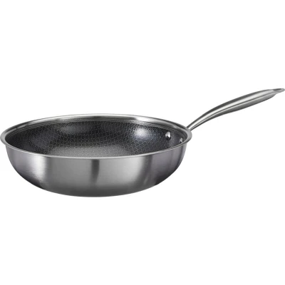 Siaki Huishoud Pánev wok nerez 28 cm