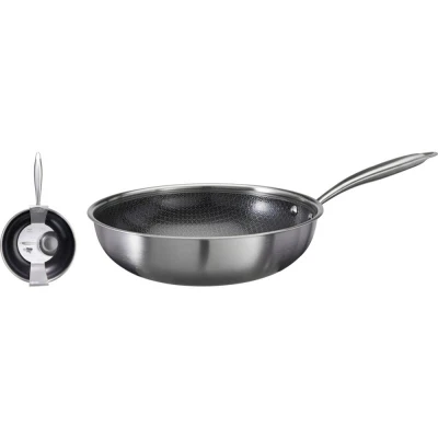 Siaki Huishoud Pánev wok nerez 28 cm