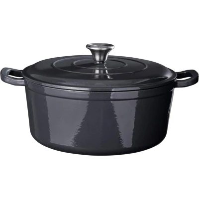 Siaki Huishoud Pekáč litina 28 cm šedý