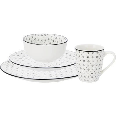 Siaki Jídelní sada porcelánová 16 ks