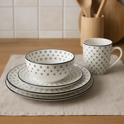 Siaki Jídelní sada porcelánová 16 ks