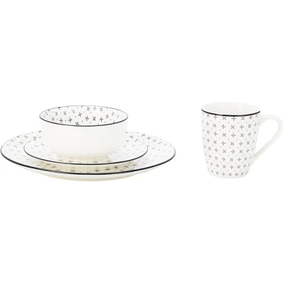 Siaki Jídelní sada porcelánová 16 ks