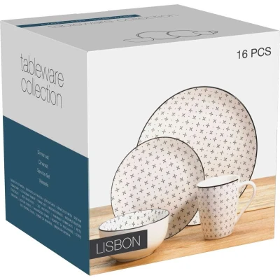 Siaki Jídelní sada porcelánová 16 ks