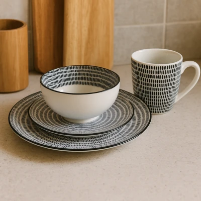Siaki Jídelní sada porcelánová 16 ks