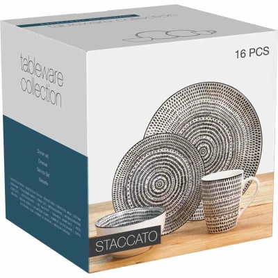 Siaki Jídelní sada porcelánová 16 ks