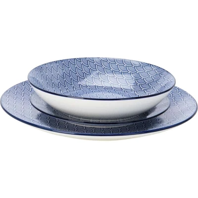 Siaki Jídelní sada talířů porcelánová 18 ks