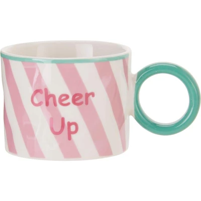 Siaki Sada hrnků porcelán 2 ks 380 ml modrá / žlutá