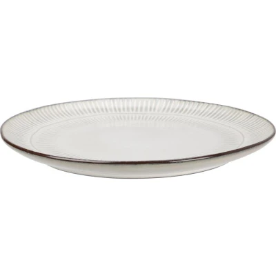 Siaki Talíř mělký sada 6 ks 27 cm šedá kamenina
