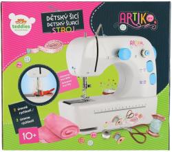 Šicí dětský stroj 25cm set s doplňky kovový na trafo / baterie Světlo Zvuk