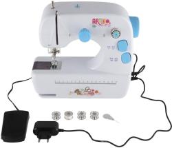 Šicí dětský stroj 25cm set s doplňky kovový na trafo / baterie Světlo Zvuk