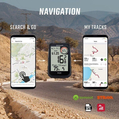 Sigma Rox 4.0 Endurance GPS černý cyklocomputer
