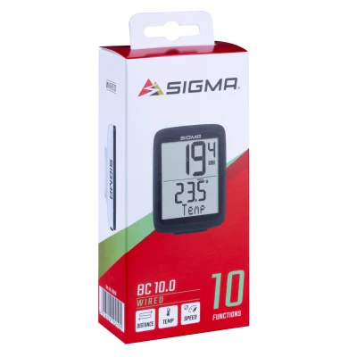 SIGMA Počítač BC 10.0, černo-bílý
