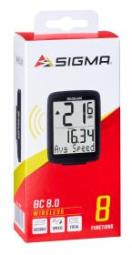 SIGMA Počítač BC 8.0 ATS WL, černý