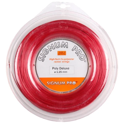 Signum Pro Poly Deluxe Red tenisový výplet 200m