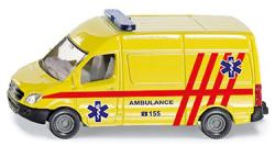 Siku Auto ambulance dodávka žlutá CZ model kov 0809 Siku Auto ambulance dodávka žlutá CZ model kov 0809