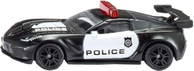 Siku Auto Chevrolet Corvette ZR1 americká policie model kov