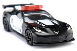 Siku Auto Chevrolet Corvette ZR1 americká policie model kov