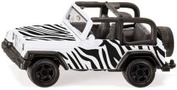 Siku Auto Jeep Wrangler Safari černobílý kovový model 1546