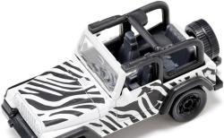 Siku Auto Jeep Wrangler Safari černobílý kovový model 1546