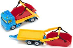 Siku Auto nákladní set s přívěsem a 2 kontejnery kov 1695