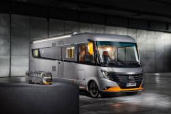Siku Auto Niesmann + Bischoff karavan model kov