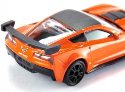 Siku Auto oranžové sportovní Chevrolet Corvette ZR1 kovový model blister 1534