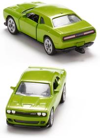 Siku Auto osobní Dodge Challenger SRT Hellcat zelený model kov