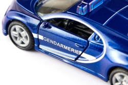 Siku Auto policie Bugatti Chiron model kov 1541